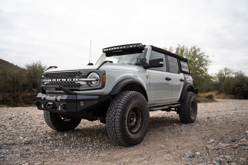 Load image into Gallery viewer, DV8 Offroad 21+ Ford Bronco Curved Light Bracket for 12 3in. Pod Lights