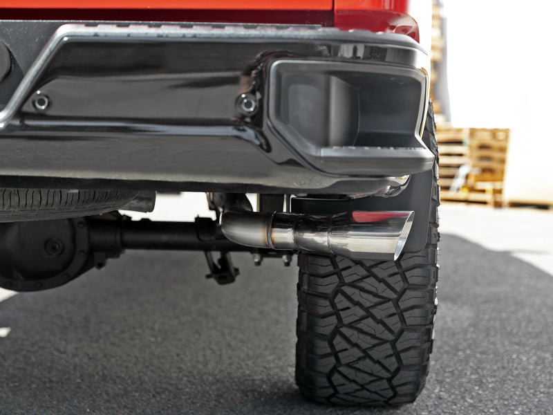 Load image into Gallery viewer, aFe Vulcan Series 3in 304SS Exhaust Cat-Back w/ Pol Tips 2019 GM Silverado / Sierra 1500 L4-2.7L (t)