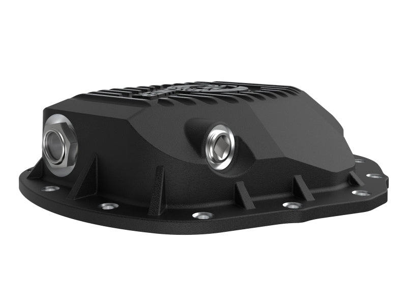 Load image into Gallery viewer, aFe Street Series Rear Differential Cover Black w/ Machined Fins 19-20 Ram 2500/3500