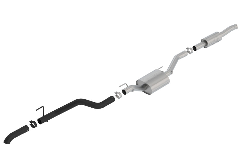 Load image into Gallery viewer, Borla 2020 Jeep Gladiator JT 3.6L V6 AWD ATAK Climber Catback w/ Black Turndown Tip & Over-Axle
