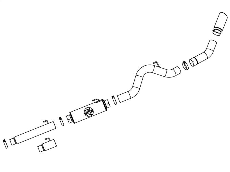 Load image into Gallery viewer, aFe MACHForce XP Exhaust 5in Cat-Back SS 04.5-07 Dodge Diesel Trucks L6-5.9L (td)