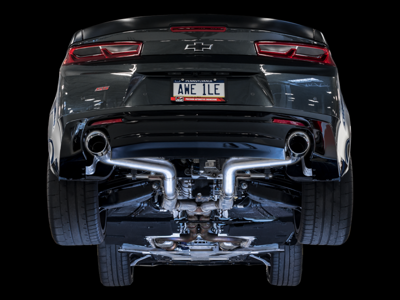 Load image into Gallery viewer, AWE Tuning 16-19 Chevrolet Camaro SS Axle-Back Exhaust - Track Edition (Chrome Silver Tips)