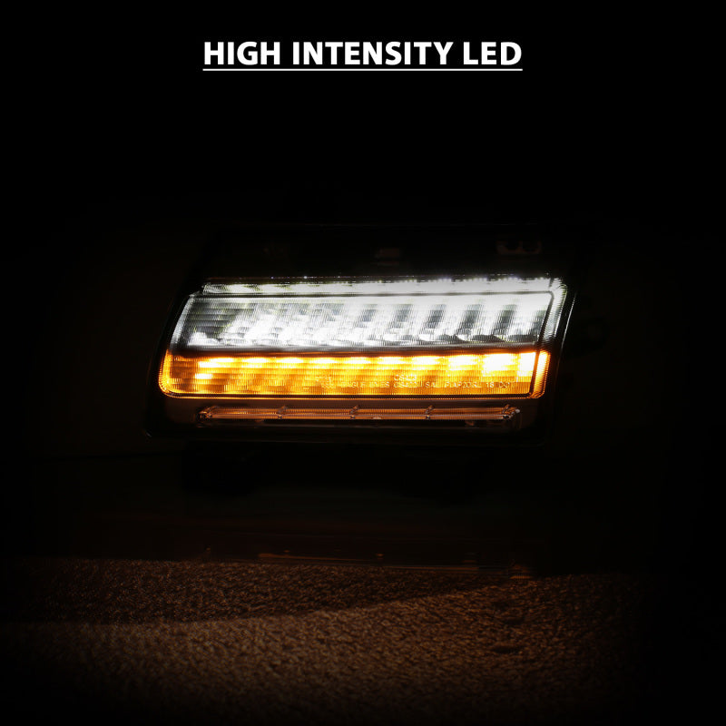 Load image into Gallery viewer, ANZO 18-19 Jeep Wrangler JL Halogen Chrome Clear w/ Sequential Signal