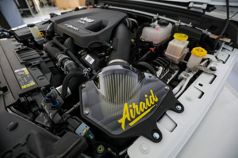 Load image into Gallery viewer, Airaid 20-21 Jeep Wrangler V6-3.0L DSL Performance Air Intake System - Hardware Included