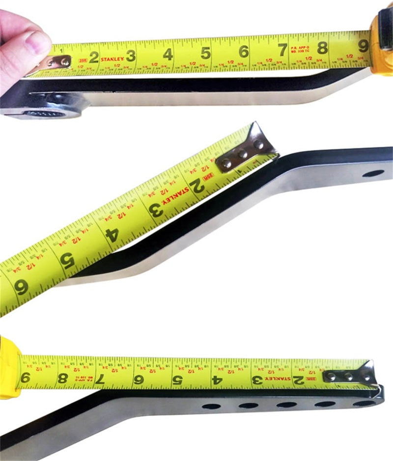 Load image into Gallery viewer, RockJock Antirock Fabricated Steel Sway Bar Arms 19.25in Long 1.7in Offset Bend 5 Holes