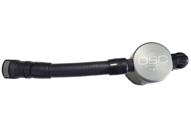 Load image into Gallery viewer, J&L 05-10 Ford Mustang GT Driver Side Oil Separator 3.0 V2 - Clear Anodized