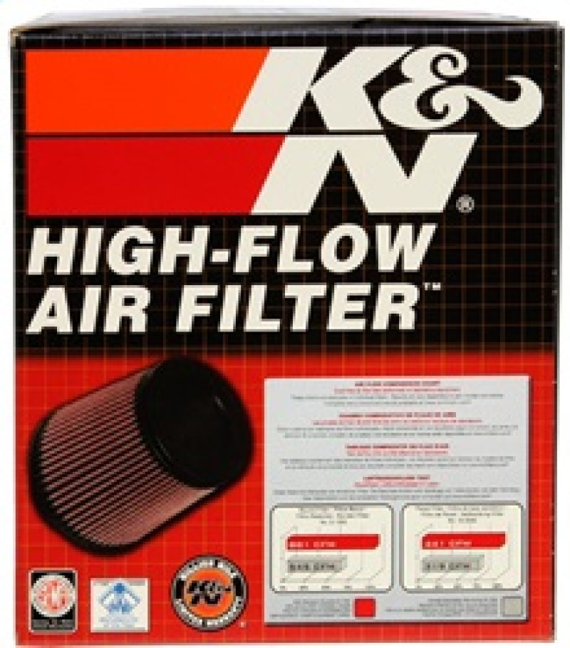 Load image into Gallery viewer, K&N Filter Universal Rubber Filter 2.5 inch Flange 5.25 inch Base 5.75 inch Height