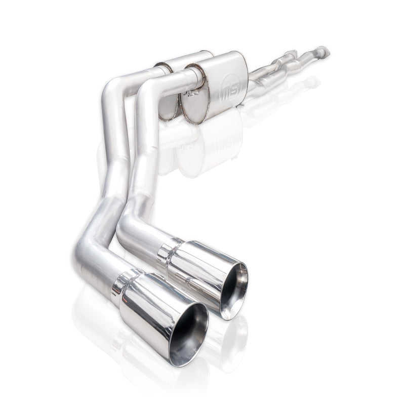 Load image into Gallery viewer, Stainless Works 2014+ Toyota Tundra 5.7L Legend Series Cat-Back Exhaust w/Polished Tips