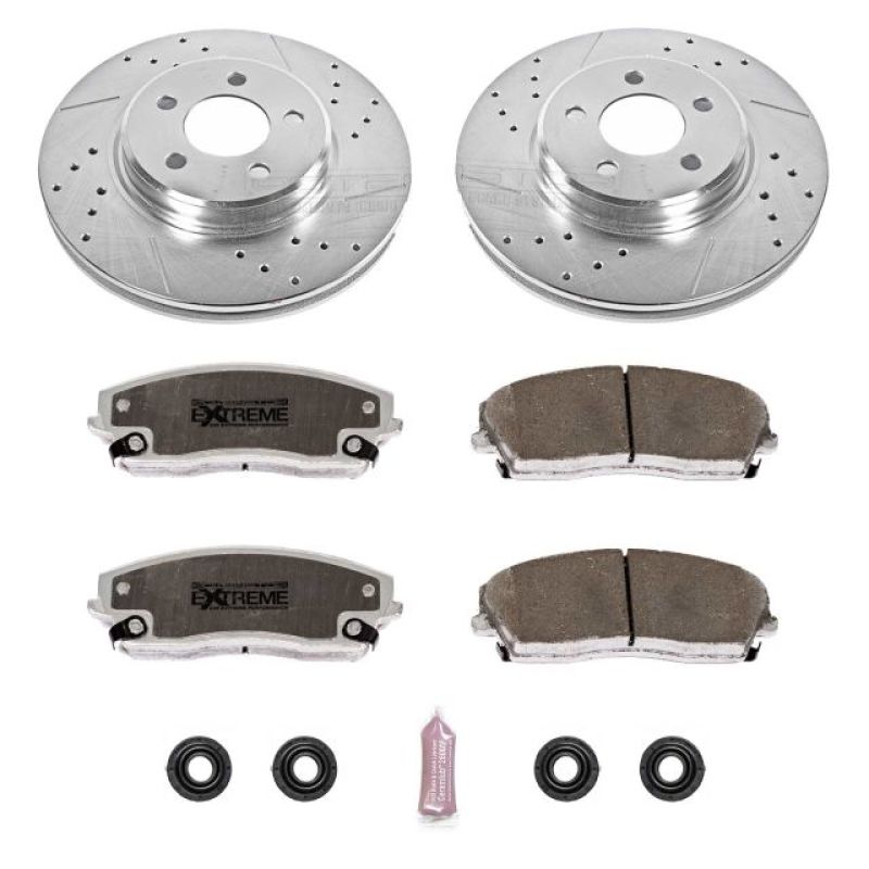 Load image into Gallery viewer, Power Stop 05-19 Chrysler 300 Front Z26 Street Warrior Brake Kit