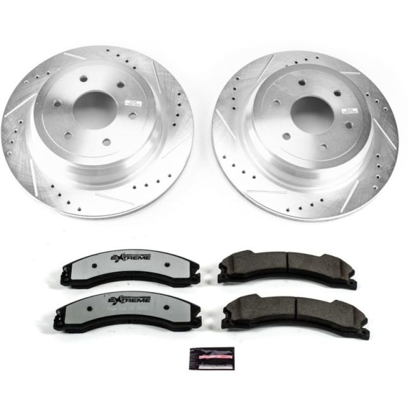 Load image into Gallery viewer, Power Stop 16-18 Nissan Titan XD Rear Z36 Truck & Tow Brake Kit