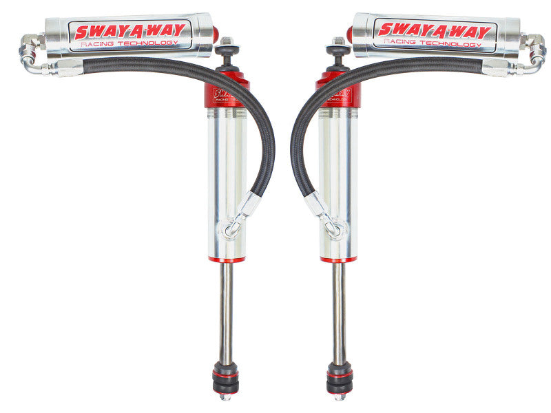 Load image into Gallery viewer, aFe 97-17 Nissan Patrol Sway-A-Way 2.5in Front Shock Kit w/ Remote Reservoir for OE Ride Height