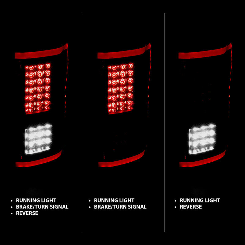 Load image into Gallery viewer, ANZO 15-17 Ford F-150 LED Taillights - Smoke