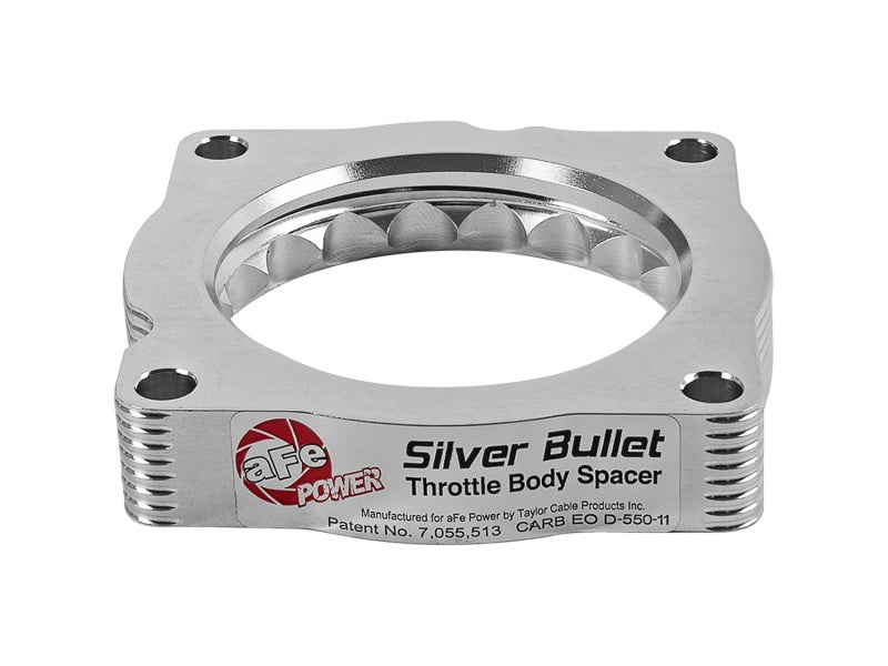 Load image into Gallery viewer, aFe Silver Bullet Throttle Body Spacer TBS 17-19 Nissan Patrol (Y61) I6-4.8L