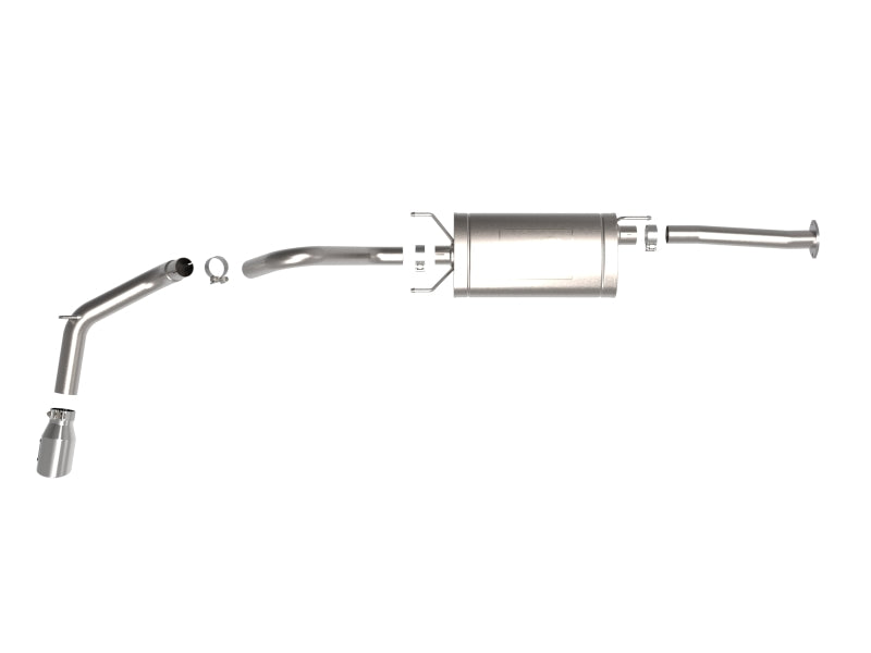 Load image into Gallery viewer, aFe 16-22 Toyota Tacoma Apollo GT Series 2.5in. - 3in. 409 SS Cat-Back Exhaust w/ Polished Tip