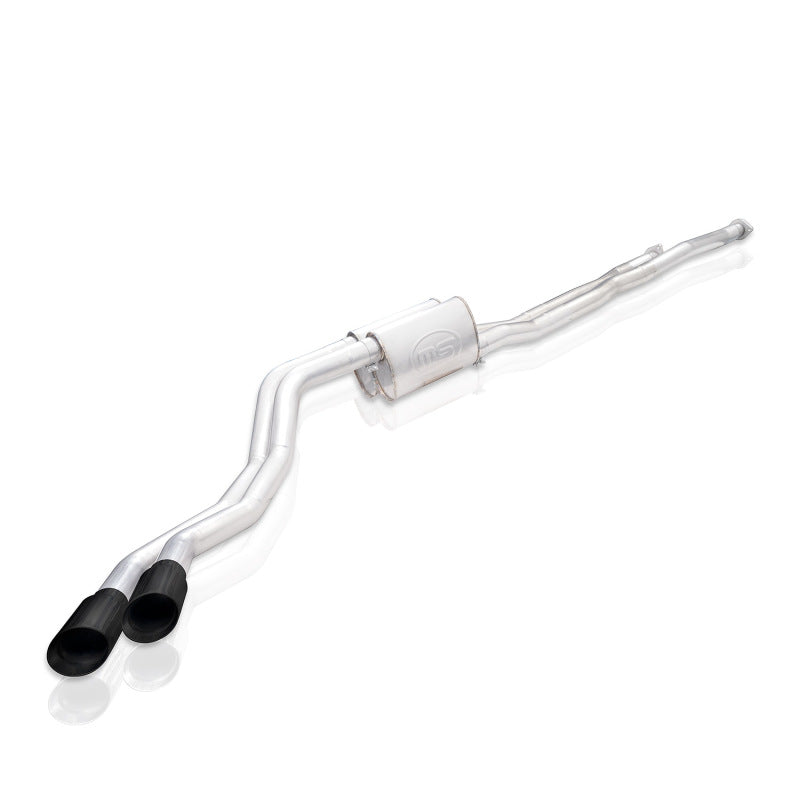 Load image into Gallery viewer, Stainless Works 2014+ Toyota Tundra 5.7L Redline Series Cat-Back Exhaust w/Black Tips