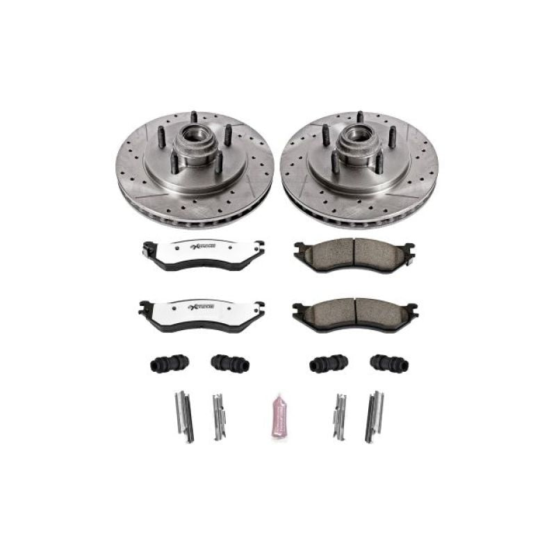 Load image into Gallery viewer, Power Stop 00-02 Ford Expedition Front Z36 Truck & Tow Brake Kit