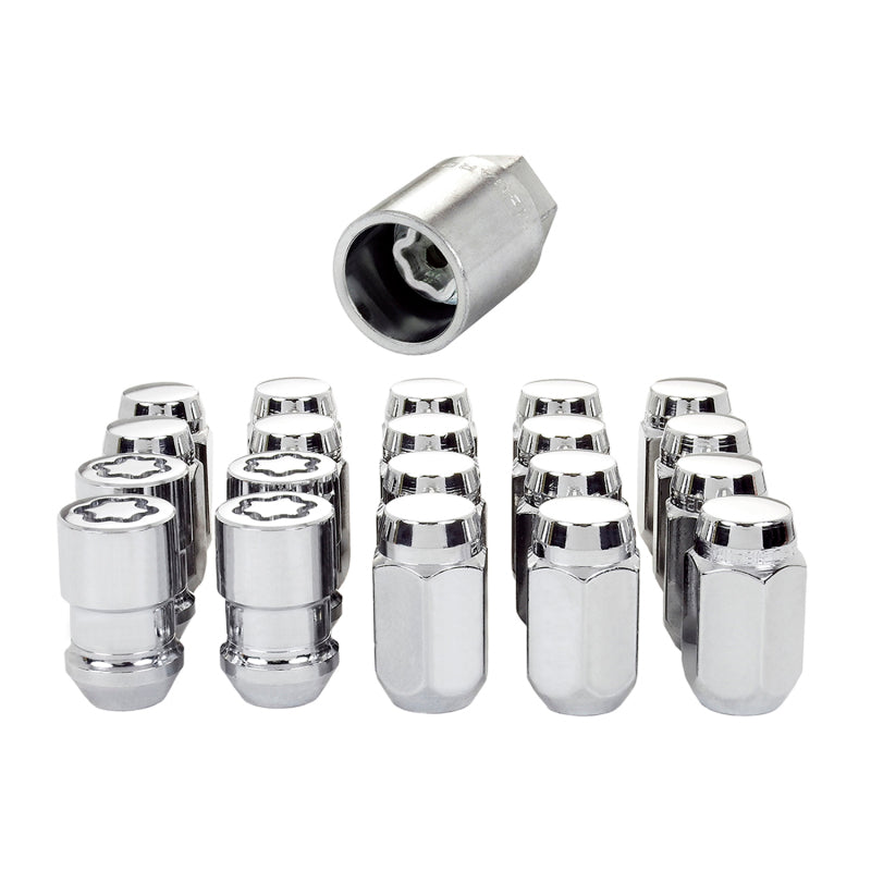 Load image into Gallery viewer, McGard 5 Lug Hex Install Kit (Clamshell) w/Locks (Cone Seat Nut) M12X1.5 / 13/16 Hex - Chrome