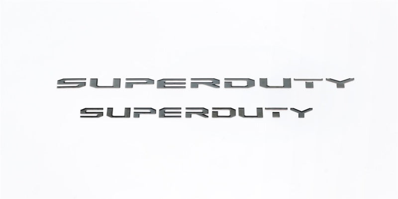 Load image into Gallery viewer, Putco 17-19 Ford SUPERDUTY Letters (Stamped/Black Platinum) Tailgate/Rear