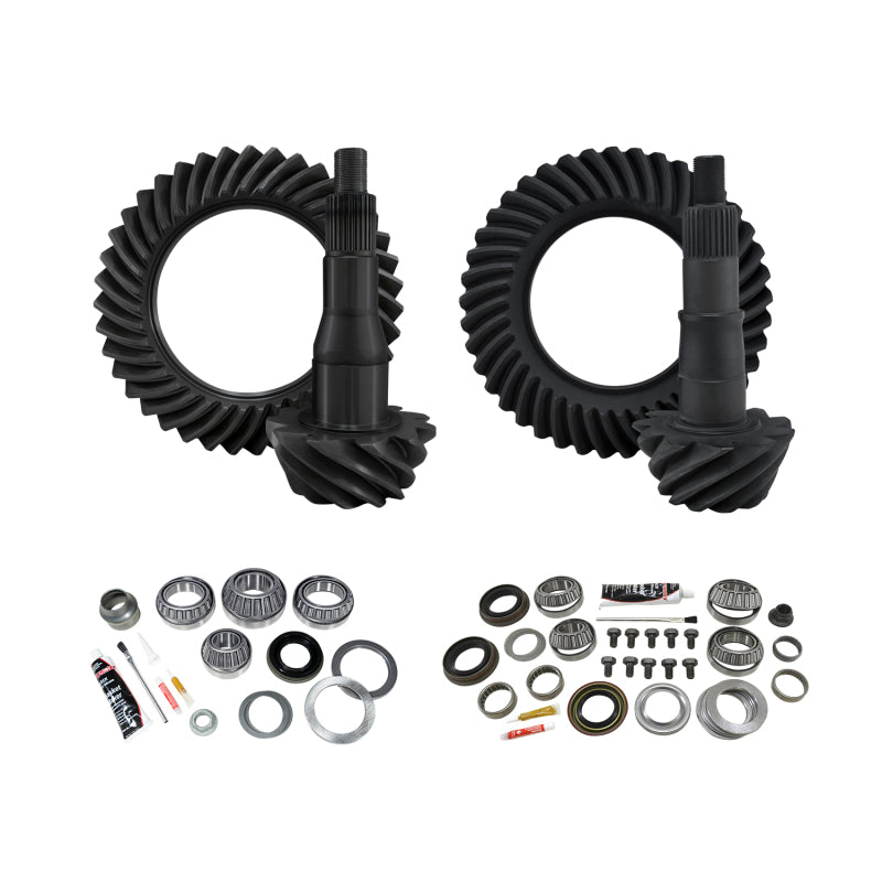 Load image into Gallery viewer, Yukon Gear & Install Kit Package for 11-19 Ford F150 9.75in Front & Rear 3.73 Ratio