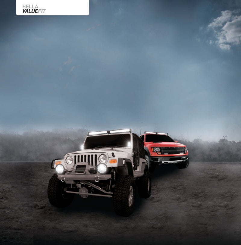 Load image into Gallery viewer, Hella Value Fit Mini 6in LED Light Bar - Flood