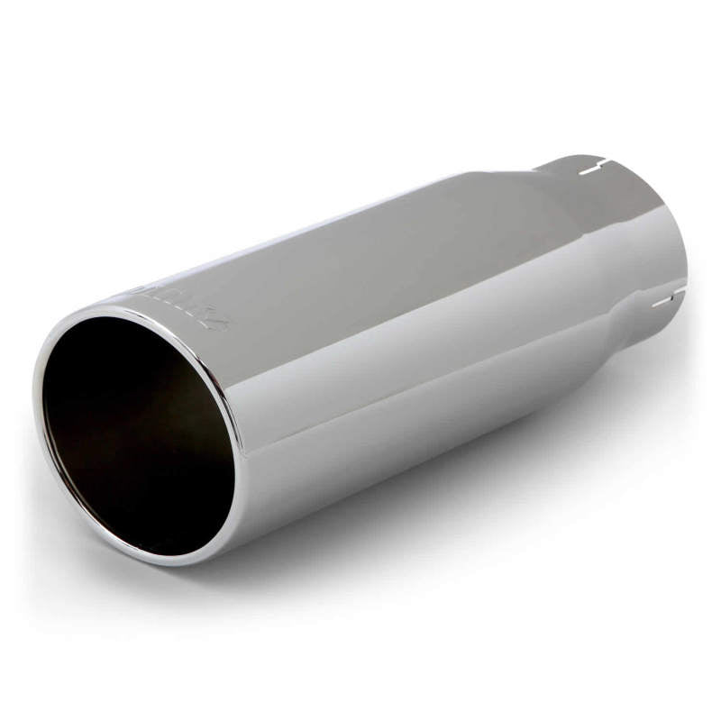 Load image into Gallery viewer, Banks Power Tailpipe Tip Kit - SS Round Straight Cut - Chrome - 3.5in Tube - 4.38in X 12in