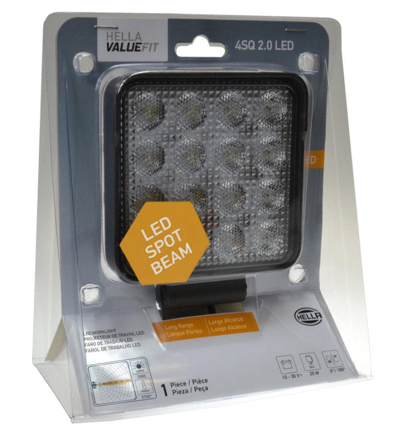 Load image into Gallery viewer, Hella ValueFit Work Light 4SQ 2.0 LED MV LR LT