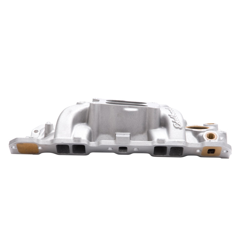 Load image into Gallery viewer, Edelbrock Manifold SBC 23-Degree Marine RPM 1987-1995 w/ Brass