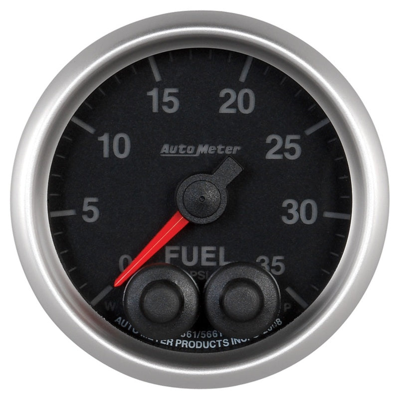 Load image into Gallery viewer, Autometer Elite 2-1/16in 0-35 PSI Fuel Pressure Stepper Motor w/ Peak & Warn