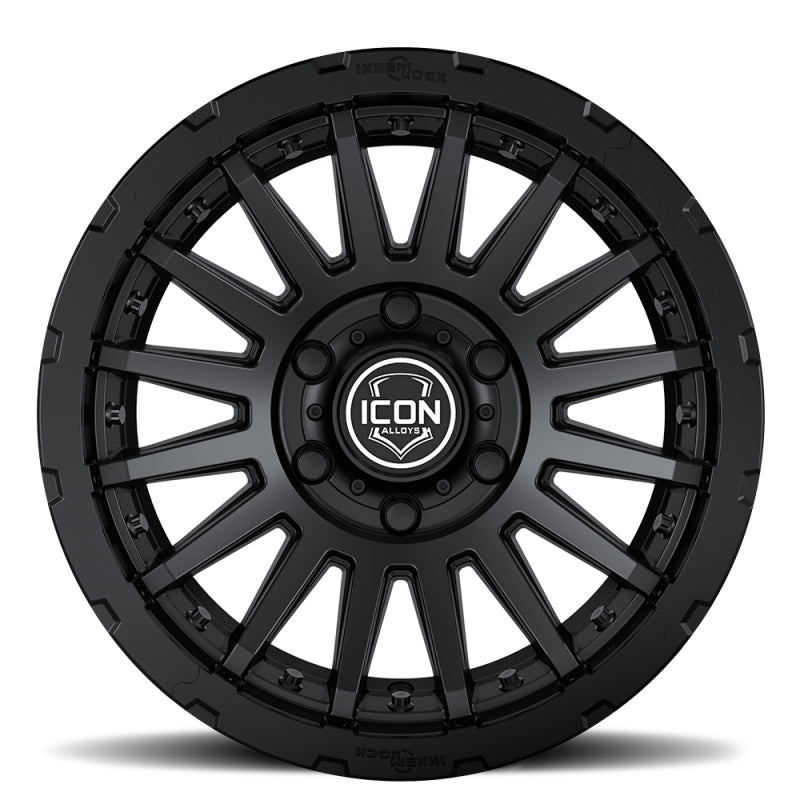 Load image into Gallery viewer, ICON Recon Pro 17x8.5 5x5 -6mm Offset 4.5in BS 71.5mm Bore Satin Black Wheel