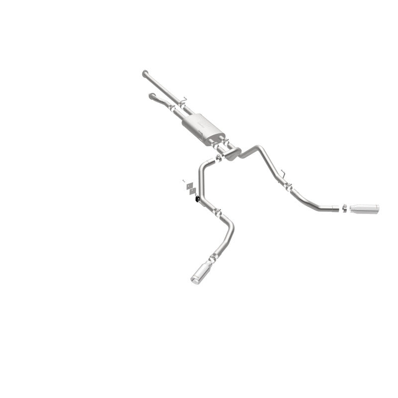 Load image into Gallery viewer, MagnaFlow Cat-Back 10-15 Toyota Tundra SC LB / CC SB 4.6L/5.7L V8 SS 2.5 Dual Split Rear 4in Tip