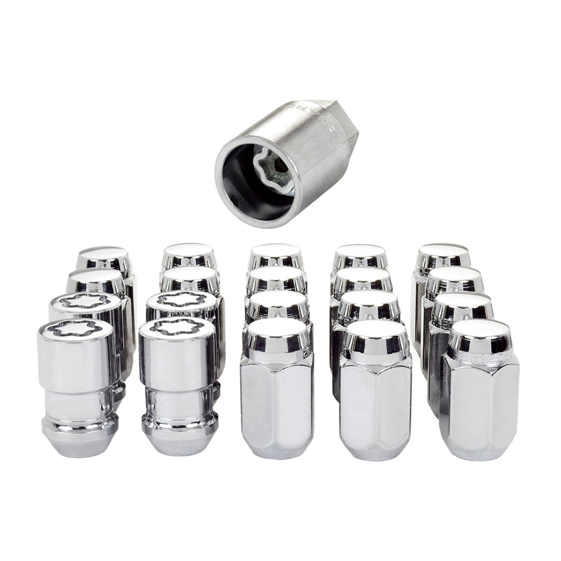 Load image into Gallery viewer, McGard 5 Lug Hex Install Kit (Clamshell) w/Locks (Cone Seat Nut) M12X1.5 / 13/16 Hex - Chrome