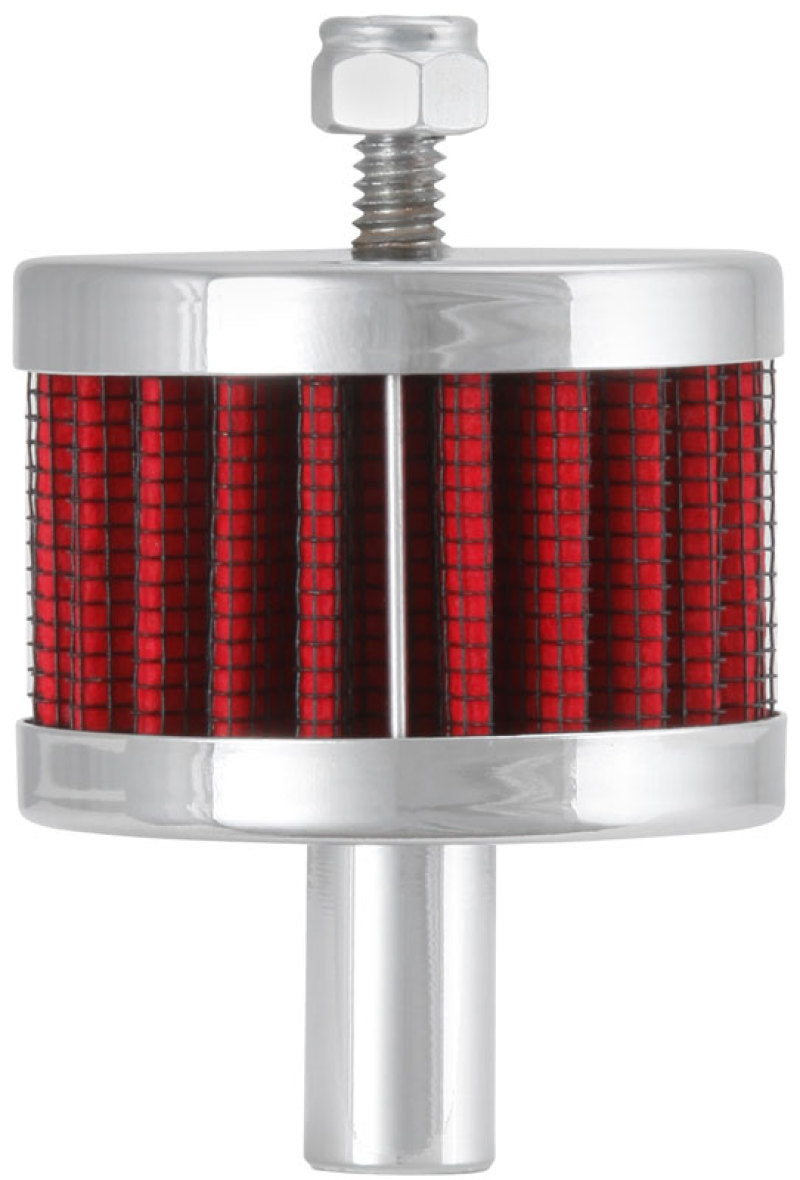 Load image into Gallery viewer, K&N Steel Base Crankcase Vent Filter 0.5in Vent OD x 2in OD x 1.5in Height