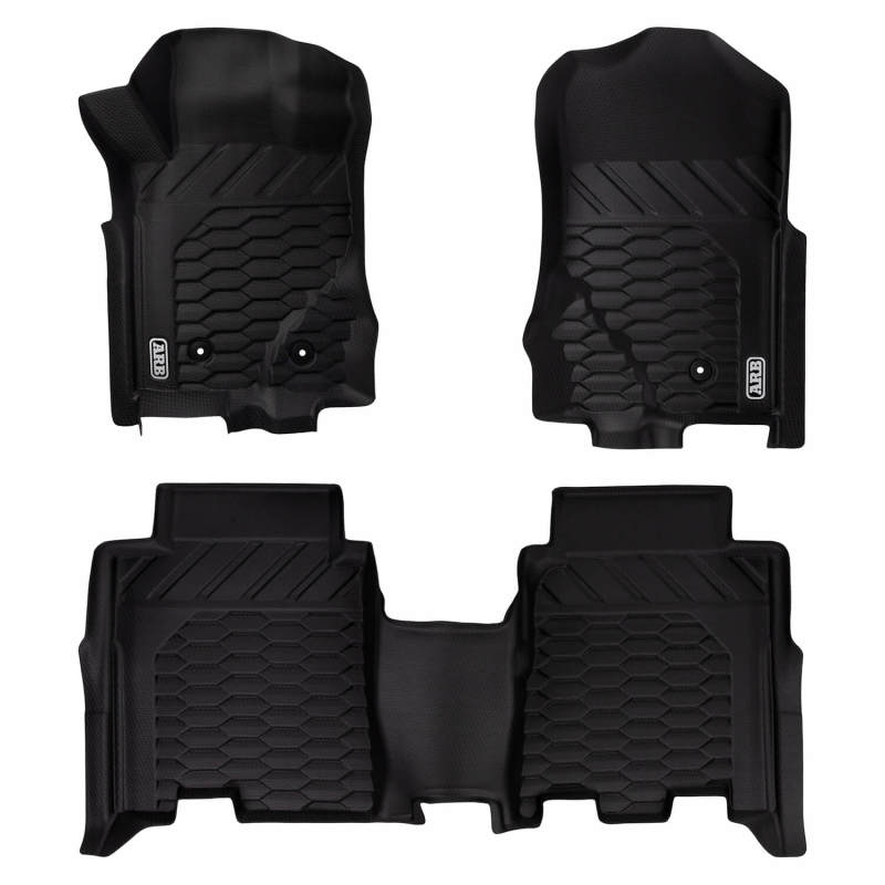 Load image into Gallery viewer, ARB 2021+ Ford Bronco Front & Rear Floor Mats - Black