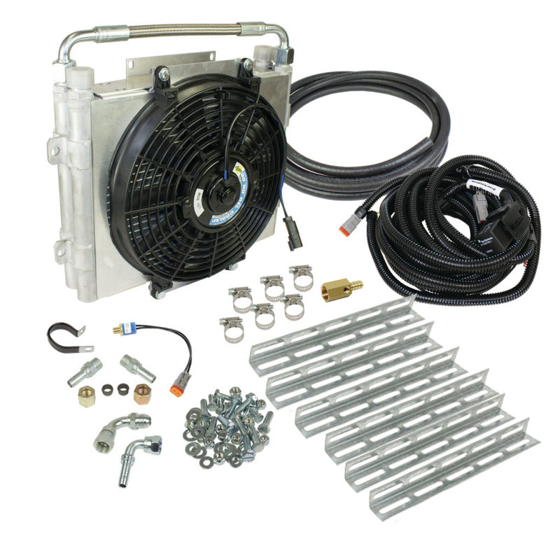 Load image into Gallery viewer, BD Diesel Xtrude Double Stacked Transmission Cooler Kit - Universal 1/2in Tubing