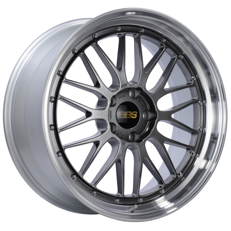 Load image into Gallery viewer, BBS LM 20x9 5x120 ET20 Diamond Black Center Diamond Cut Lip Wheel -82mm PFS/Clip Required
