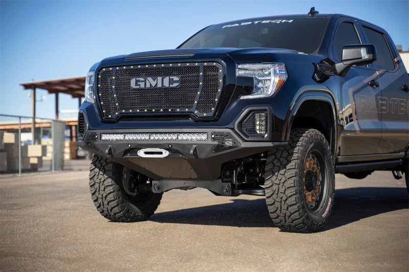 Load image into Gallery viewer, Addictive Desert Designs 2019 GMC Sierra 1500 SF Front Bumper w/ Winch Mount & Sensor Cutout