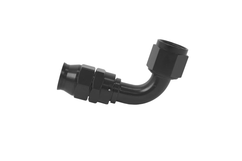 Load image into Gallery viewer, Aeromotive PTFE Hose End - AN-10 - 90 Deg - Black Anodized