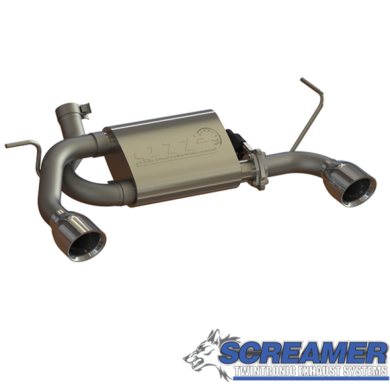 Load image into Gallery viewer, 2007-2018 Jeep Wrangler JK QTP Screamer Axle Back