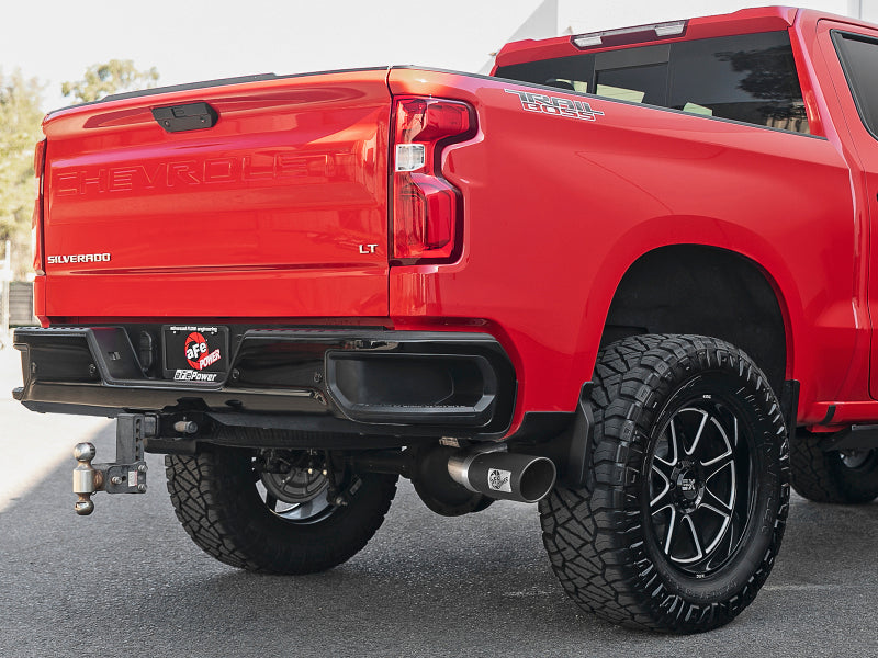 Load image into Gallery viewer, aFe Apollo GT Series 2019 GM Silverado/Sierra 1500 4.3L/5.3L 409 SS CatBack Exhaust System w/Blk Tip