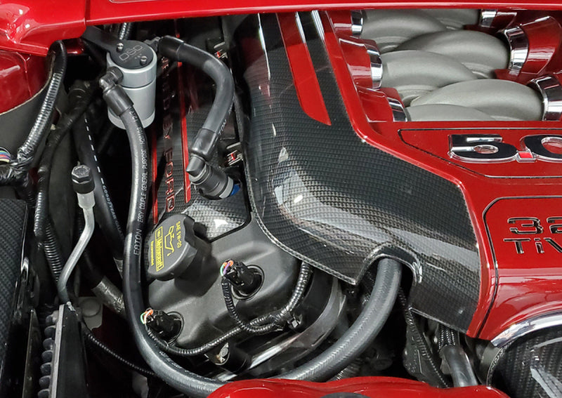 Load image into Gallery viewer, J&L Oil Separator 3.0 Passenger Side 2011-14 Mustang GT/12-13 Boss 302 Remote Mount - Clear Anodized