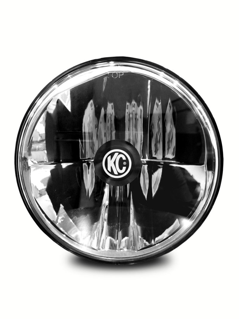 Load image into Gallery viewer, KC HiLiTES 97-06 Jeep TJ/Universal 7in. Gravity LED H4 DOT Approved Replacement Headlight (Single)