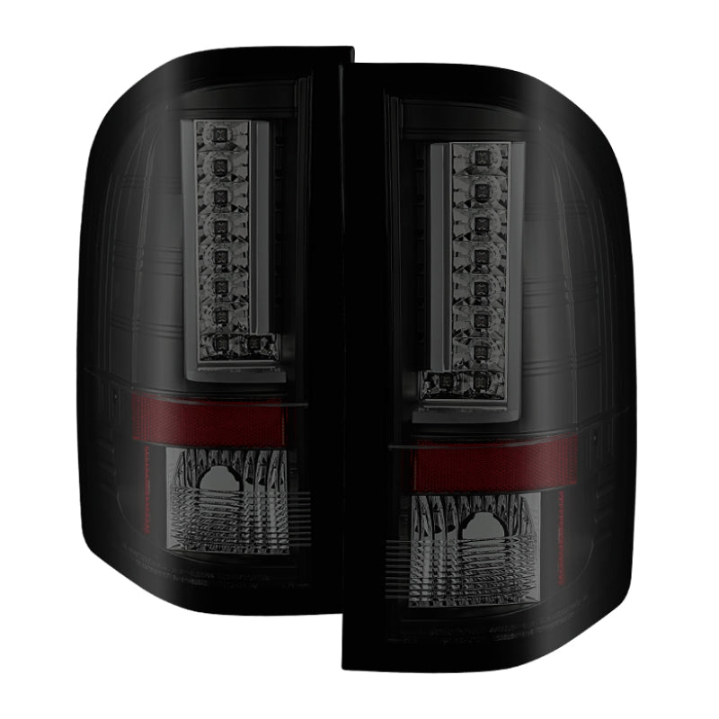 Load image into Gallery viewer, Spyder 07-13 Chevy Silverado (Exc 2010 Model) Version 2 LED Tail Lights ALT-YD-CS07V2-LED-BSM