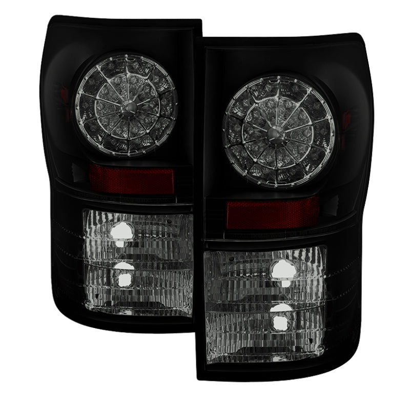 Load image into Gallery viewer, Spyder Toyota Tundra 07-13 LED Tail lights Black Smoke ALT-YD-TTU07-LED-BSM