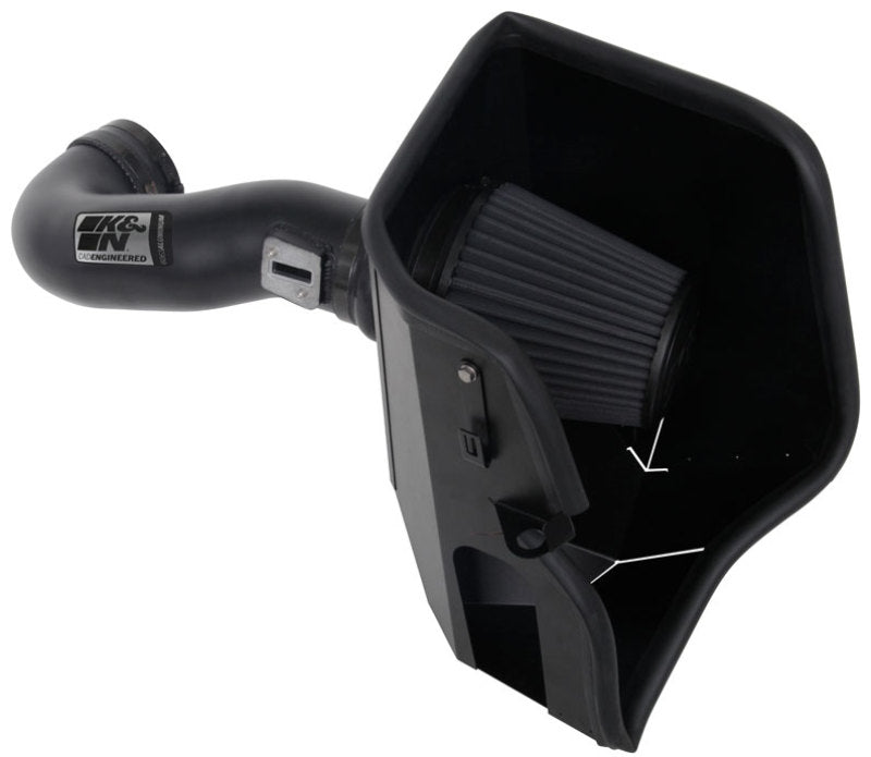 Load image into Gallery viewer, K&N 2019 Chevrolet Silverado 1500 5.3L V8 Black Performance Intake Kit