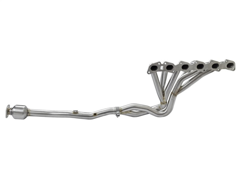 Load image into Gallery viewer, aFe Power Twisted Steel Long Tube Header & Connection Pipes (Street Series) 01-16 Nissan Patrol