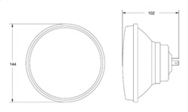 Load image into Gallery viewer, Hella Vision Plus 5.75 inch Round High/Low Beam Conversion Headlamp Kit