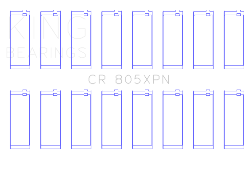 Load image into Gallery viewer, King Chrysler 273/277/301/303/313/318/326/340ci (Size 010) Performance Rod Bearing Set