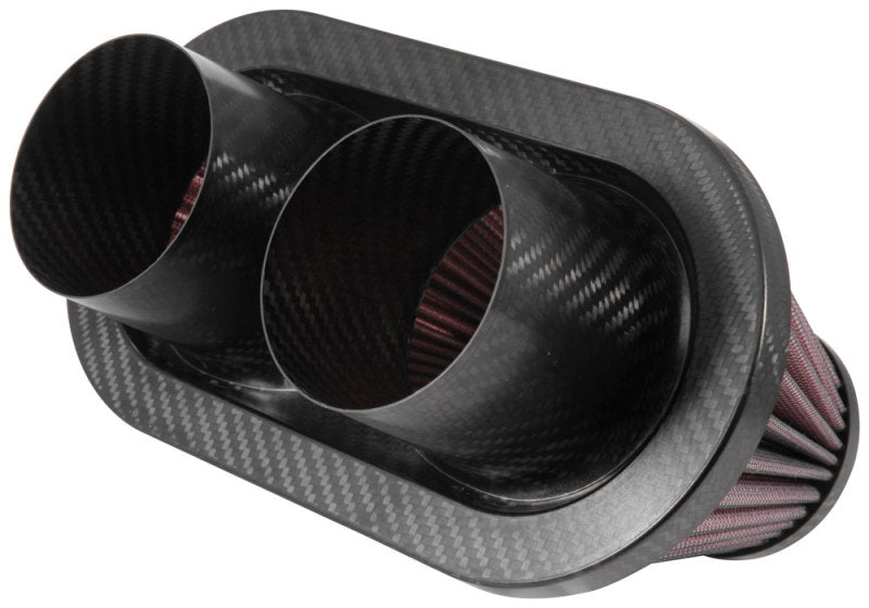 Load image into Gallery viewer, K&N Universal Air Filter - 3in Dual Flange / 10x5.125in Base / 6.375x3.0625in Top / 5.5in Height