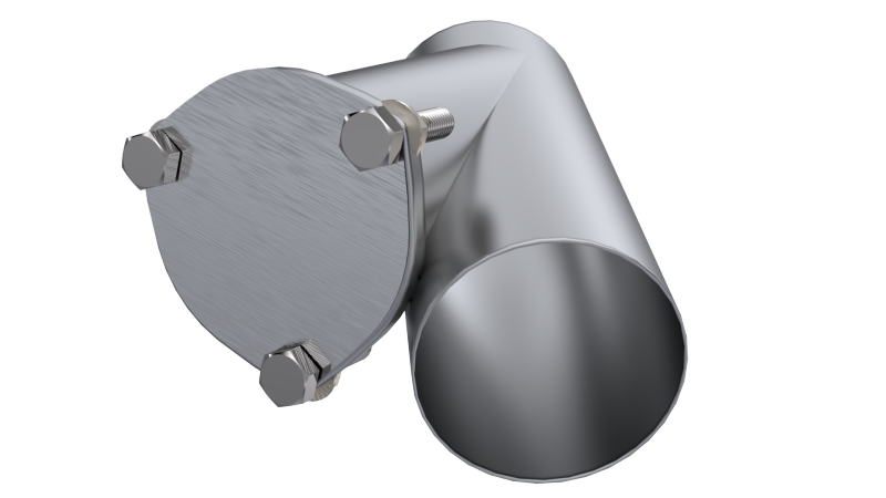 Load image into Gallery viewer, QTP 4in Weld-On QTEC Exhaust Cutout Y-Pipe