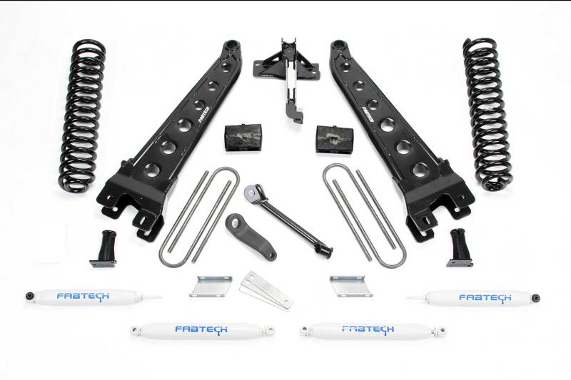 Load image into Gallery viewer, Fabtech 17-21 Ford F250/F350 4WD Gas 4in Rad Arm Sys w/Coils & Perf Shks